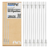 Breedtek® Artificial Insemination Catheters | Breeding Pipettes For Dogs & Other Animals | Pack of 50 Rods