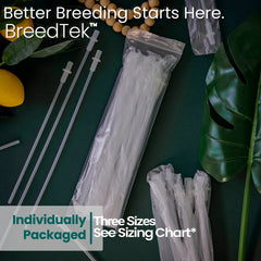 Breedtek® Artificial Insemination Catheters | Breeding Pipettes For Dogs & Other Animals | Pack of 50 Rods