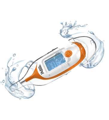 Good Harbor Pet - OnlyTemp Ultra-Fast 10S Read, IP55 Water Resistant - Precision Rectal Thermometer for Pets