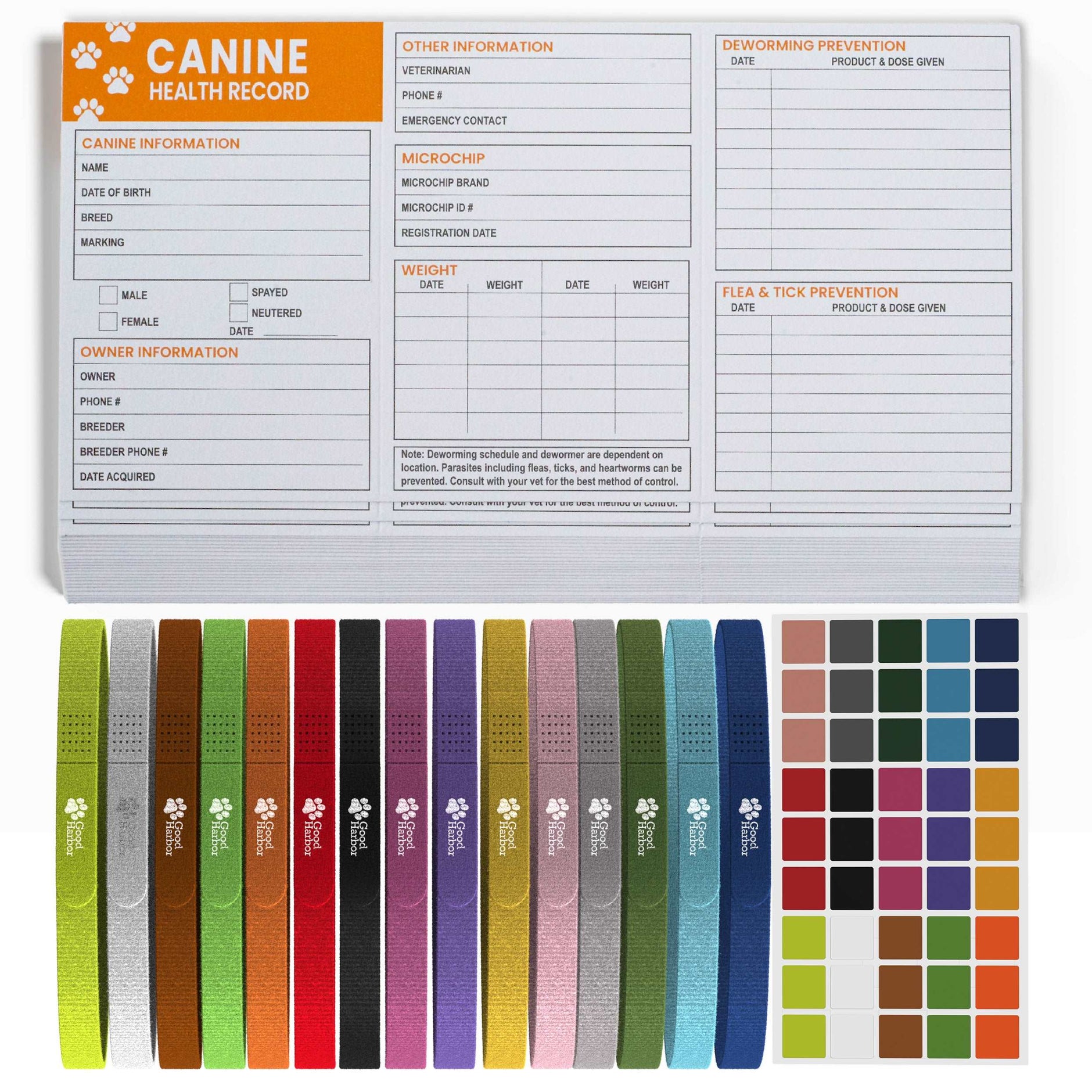 Vaccination Record Booklets – Good Harbor Pet®
